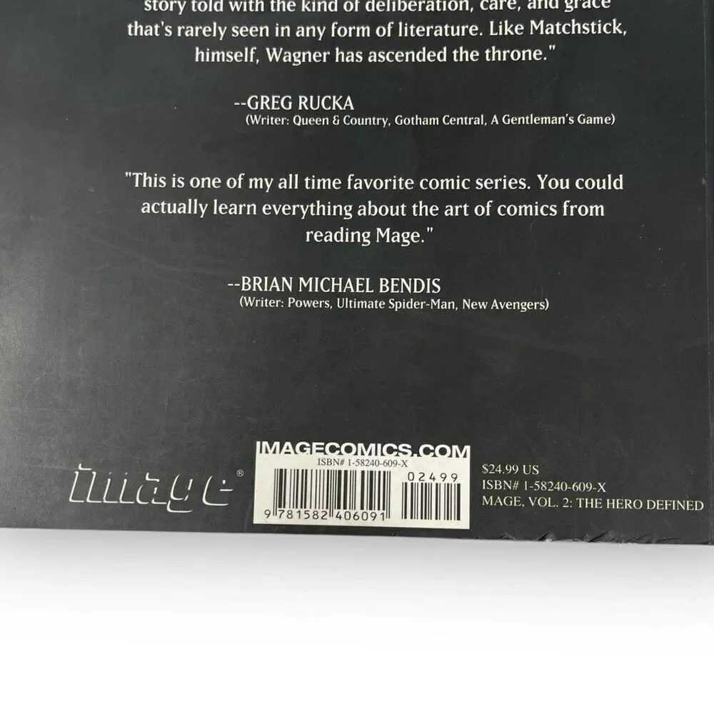 Mage Volume 2: The Hero Defined by Matt Wagner Paperback Book GUC